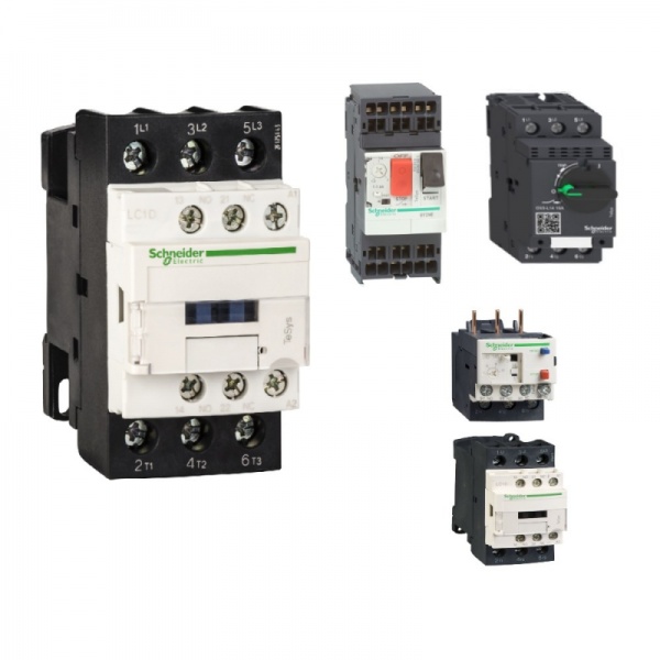 Schneider Electric motor protection circuit breakers, thermal relays and contactors-0