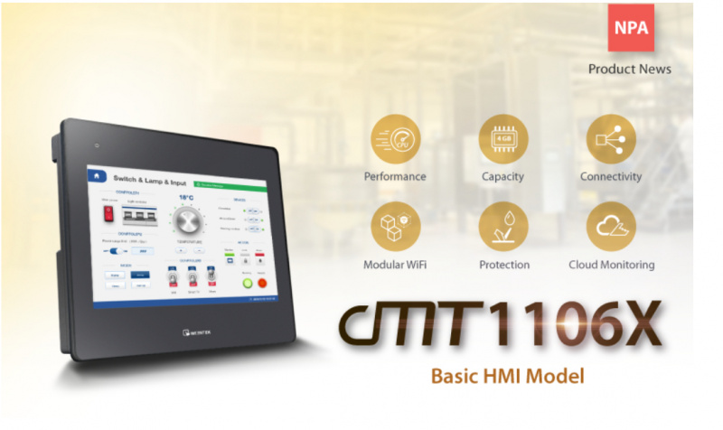 The new 10 'cMT-X BASIC series HMI-3