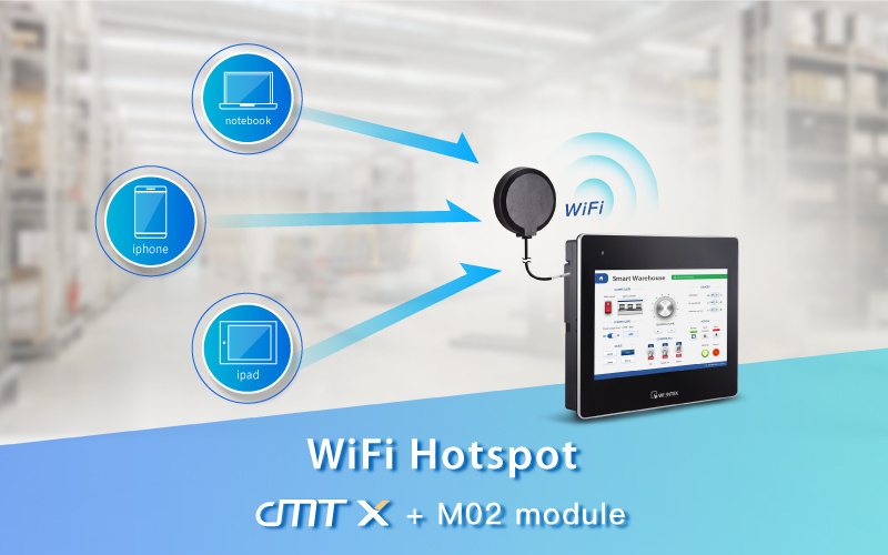 Wireless hotspot in  Weintek cMT X series HMI's with M02 WiFi module-0