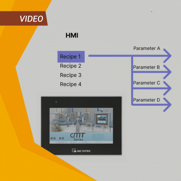How to send data to PLC with HMI recipe?-0