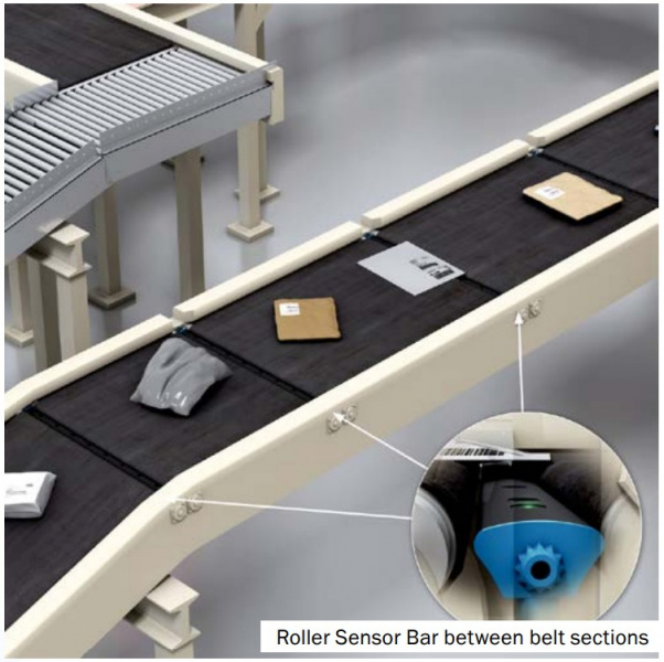 Inovācija konveijeru sistēmām - SICK Roller Sensor Bar-4