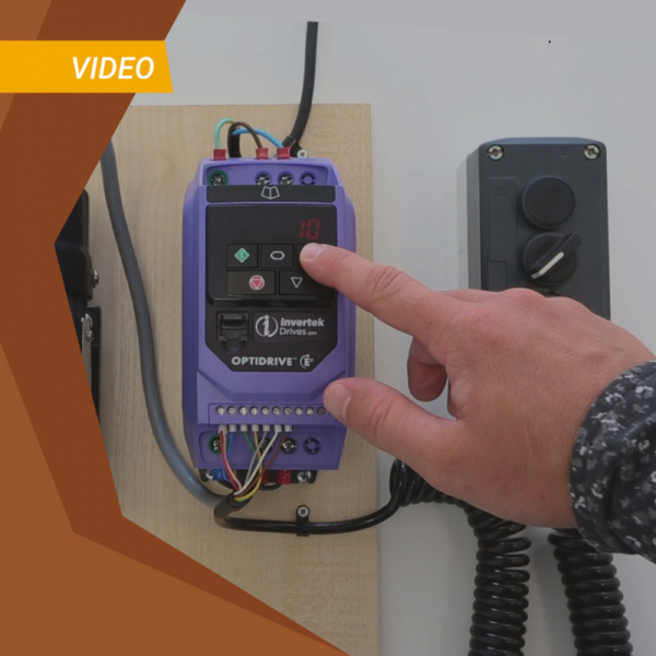VIDEO: Energy-saving frequency converter Optidrive E3-8