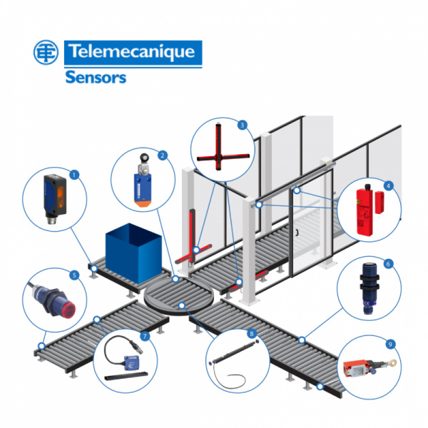 Uzticamie gala slēdži un sensori no Telemecanique Sensors-0