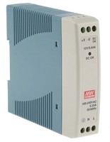 Barošanas bloks 110-230V AC uz 12V DC, 0, 84A, 10W, MDR-10-12 Mean Well