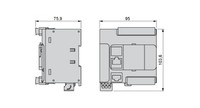Modicon M221 kontrolleris 230V, 9 ieejas, 7 releju izejas, TM221C16R Schneider Electric