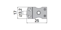 MT-GK konektors termopārim K tips, -20...+120*C