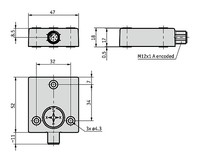 Inclinometer type IK360L, 1-RS232+I-01