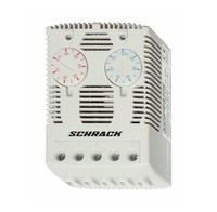 Termostats sildītājam un ventilatoram, 0…60C, 1 NO + 1 NC, IUK08563 Schrack Technik