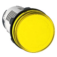LED lampiņa dzeltena, 24 VAC/DC, 22mm, XB7EV05BP Schneider Electric