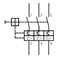 Автоматический выключатель с комбинированным расцепителем 3P, 0,25A - 0,4A, 0,09kW, BE500400 Schrack Technik