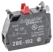 Kontakta bloks NC, ZBE102 Schneider Electric