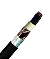 Halogen-Free Cable N2XCH 4x4re/4 black, circular solid