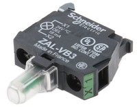 LED indikācijas bloks zaļš, 24VAC/DC, ZALVB3 Schneider Electric