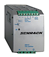 Power Supply 110-230V AC to 24V DC, 12A, 288W, LP412412 Schrack Technik