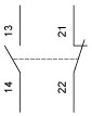 limit switch XCKN - metal end plunger - 1NC+1NO - snap - M20 - MOQ 20gb, XCKN2110P20 Telemecanique