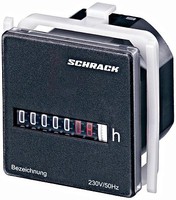 Motorstundu skaitītājs 48 x 48mm, 230VAC, IP20, BZ326413-A Schrack Technik