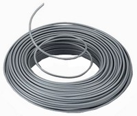 Wire, 0,5mm2, H05V-K, coil 100m, grey, XC01040105 Schrack Technik