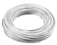 Wire, 2,5mm2, H07V-K, coil 100m, white, XC01050207 Schrack Technik