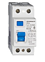 Residual current circuit breaker (RCCB), 25A, 1P+N, 10kA, AR052203 Schrack Technik