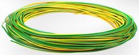 Wire, 0,5mm2, H05V-K, coil 100m, yellow/green, XC01040104 Schrack Technik