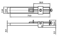 FX6Y-I impulsu skaitītājs/taimeris indikators, 6-cip LED, 100-240Vac, 72x36mm