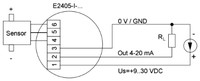 E2405-I-5, diferenciāls spied.transmit., 4-20mA, 500Pa