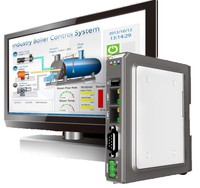 HMI panel 1920 x 1080px, ARM Cortex A9 1000MHz, Ethernet / RS485 / RS232 / USB Host, cMTFHDX220 Weintek