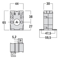 Current transformer D20mm, 150/5A, MG952015-A Schrack Technik