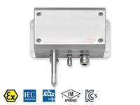 EE300Ex Humidity and temperature transmitter for intrinsically safe applications -40 °C up to 180 °C, PRESSURE RANGE 0.01...20 bar (0.15…290 psi), OUTPUT 4-20 mA (2-wire), 24 Vdc