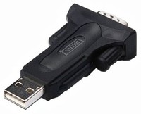 USB2.0-RS485 Adapteris, USB 2.0, D-Sub 9pin plug, USB-A plug, 0.8m, DA-70157, DA-70157 Digitus