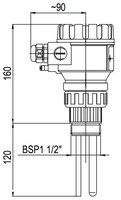 Anacont LGP1114  PH analizators 4...20mA izeja. Vītne BSP 1 1/2; 