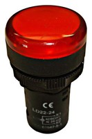 LED lampiņa sarkana, 24 VAC/DC, 22mm, BZ501210ME Schrack Technik