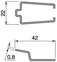 Schneider
Metāliska skava
(RXZ... relēju pamatnēm)