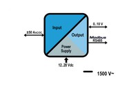 Current Transducer AC/DC (± 50 A), Hall Effect, Loop Powered, 0-10V, Modbus T201DCH50-M Seneca