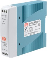 Barošanas bloks 110-230V AC uz 5V DC, 2A, 10W, MDR-10-5 Mean Well