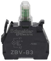 LED indikācijas bloks zaļš, 24VAC/DC, ZBVB3 Schneider Electric