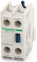 Papildkontakti 2 NO, no priekšas, skrūvējams, LADN20 Schneider Electric