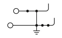 UTTB 2,5/2P-PE - Protective conductor double-level terminal block, 3060380 Phoenix Contact