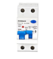 Residual current breaker with overcurrent protection (RCBO), 13A, 1P+N, 6kA, AK668613 Schrack Technik