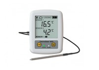 ThermaData® WiFi  Thermistor logger TD1F  LCD with one internal and one external fixed temperature sensor