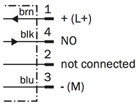 IME12-08NPSZC0K INDUCT.PROXIM.SENS. Short-body,   M12, PNP,NO, Non-Flush, Sn8mm, connector M12, 4-pin