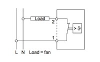 Termostats ventilatoram, 0…60C, 1 NO, NSYCCOTHO Schneider Electric