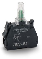 LED indikācijas bloks balts, 24VAC/DC, ZBVB1 Schneider Electric