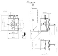 Termostats ar kapilāru, -30….35°C, 6 x 112mm, BT-KAP35/A, ARTHERMO
