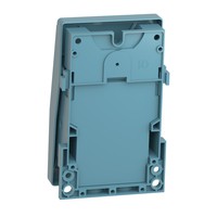 Single foot switch, metal, blue, without cover, 1 step, 1NC+NO, IP66, XPEM110 Schneider Electric 