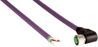 Konektors ar kabeli DOL-1205-W10MQ, M12, 5-PIN, leņķiskais, mamma, kabelis 10m, IP67/IP68/IP69K, 6041425 Sick