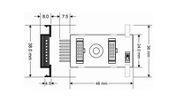 Z-PC-DIN2-17.5 adapteris uz DIN sliedes signālu pārveidotājam