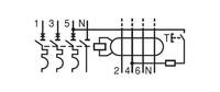 Выключатель дифференциального тока (RCBO), 32A, 3P+N, 6kA, AK667832 Schrack Technik