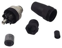 Konektors, 5 PIN, paps taisnais, 4A, 50V, 4…6mm, M12, IP67, ELST5012PG7 Hirschmann