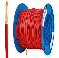 PVC Insulated Single Core Wire H05V-K 0.75mmý red (coil)